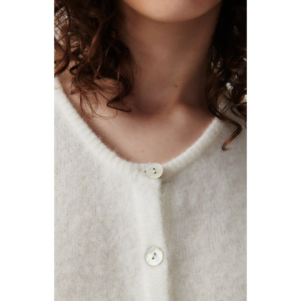 American vintage Parel Knoop Vest White Dames