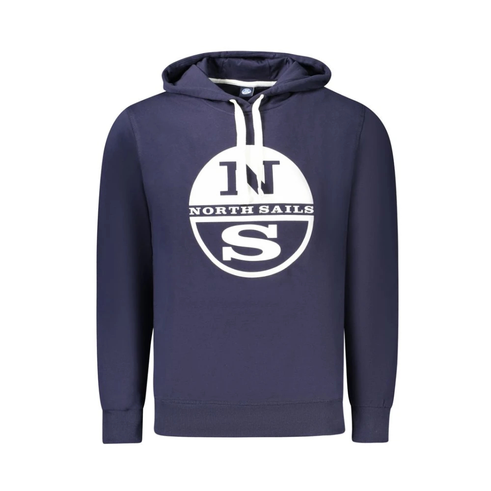 North Sails Blauwe Katoenen Trui Blue Heren