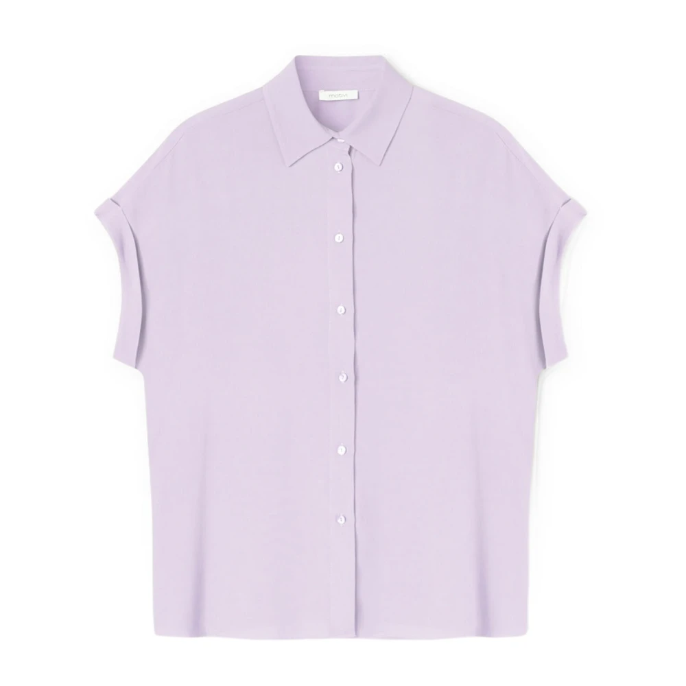 Motivi Blouse met Kimono-mouwen Purple Dames
