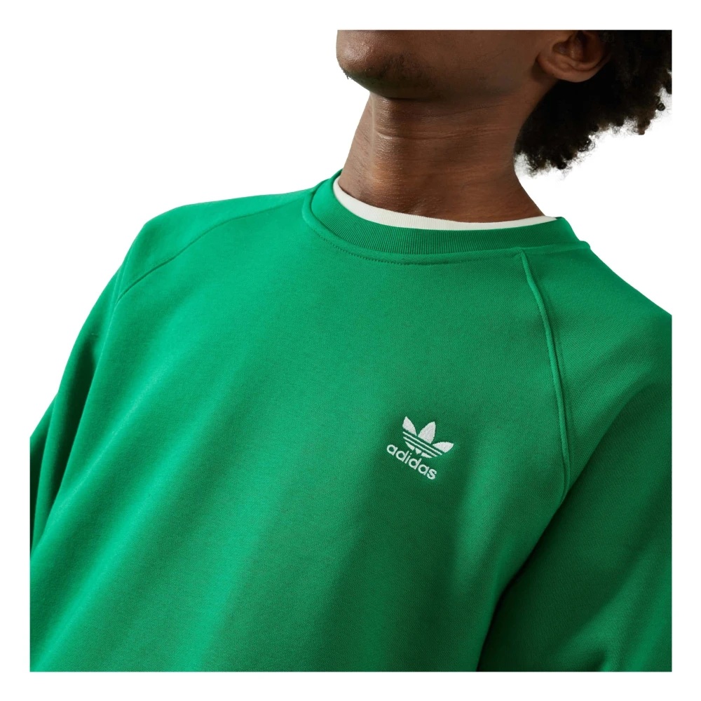 Adidas Essentiële Groene Hoodie Green Heren