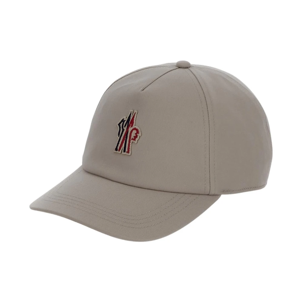 Moncler Katoenen Logo Cap Beige Unisex