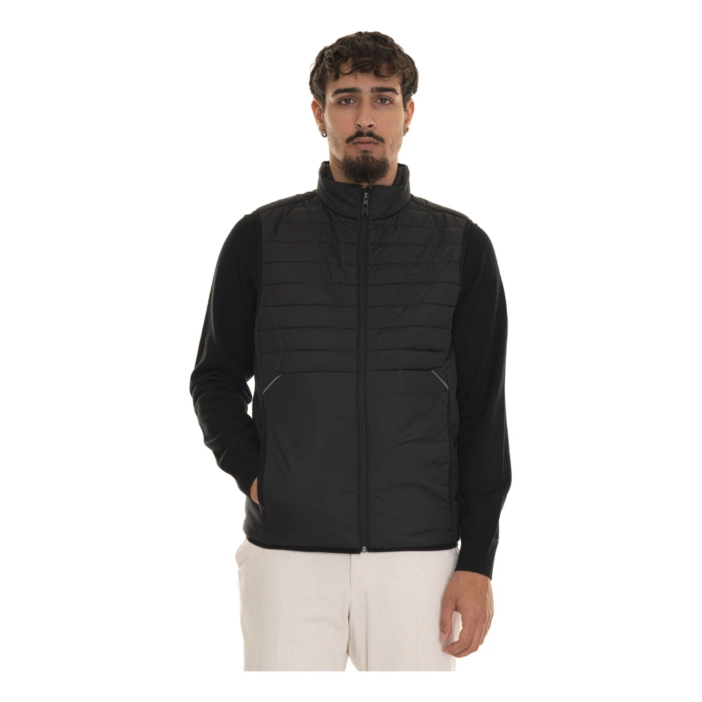 Boss Winter Pufferjas voor Mannen Black Heren