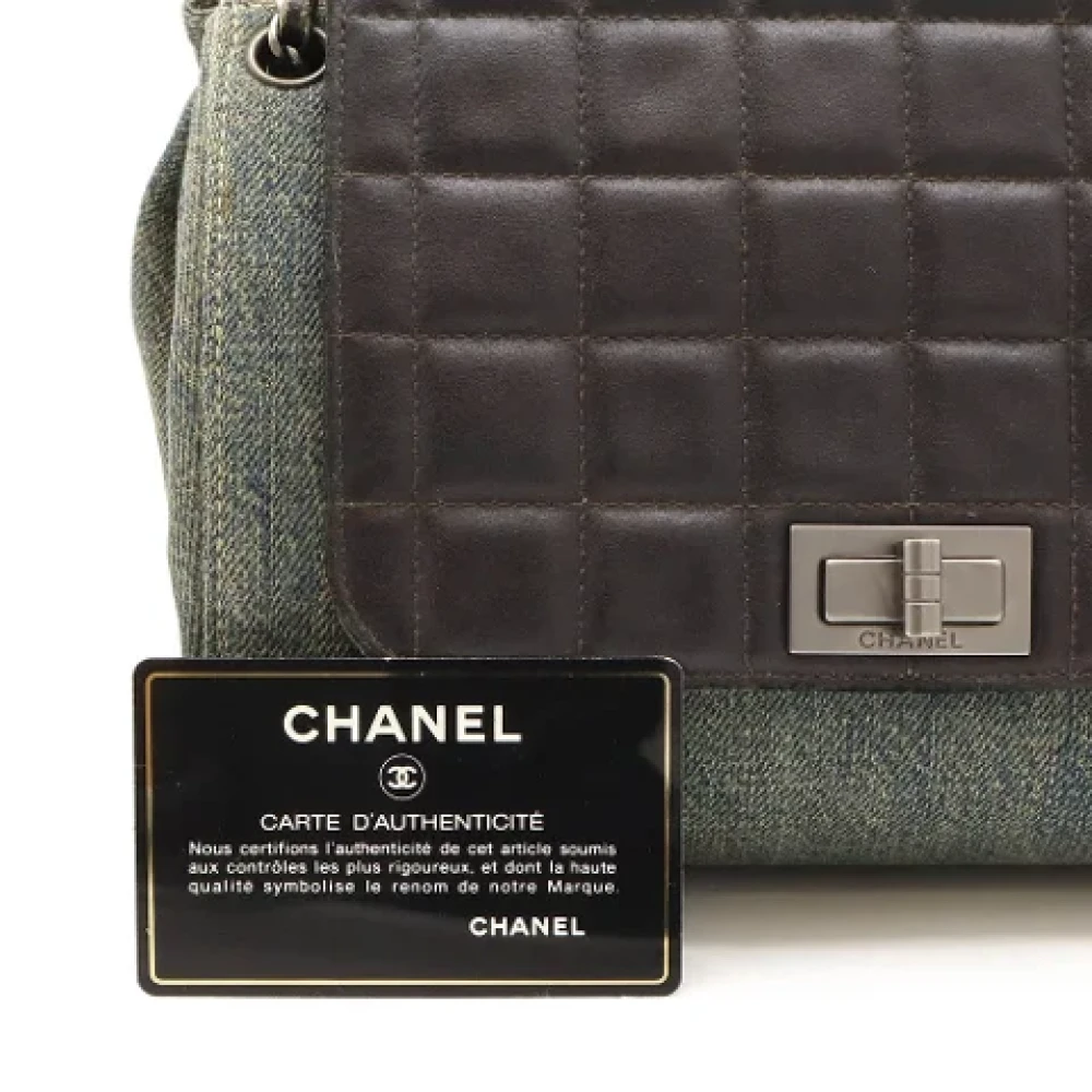 Chanel Vintage Pre-owned Denim chanel-bags Blue Dames