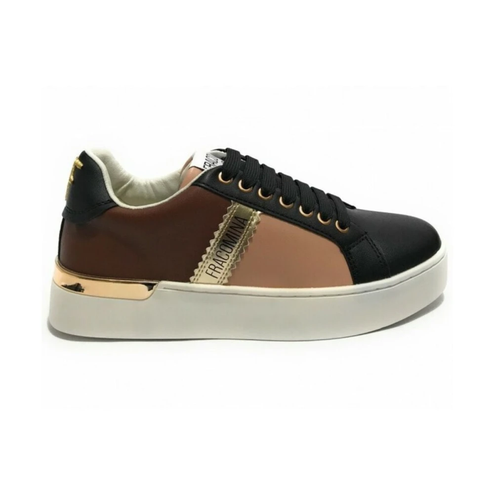 Fracomina Women's Multicolor Low Top Lace-Up Sneakers