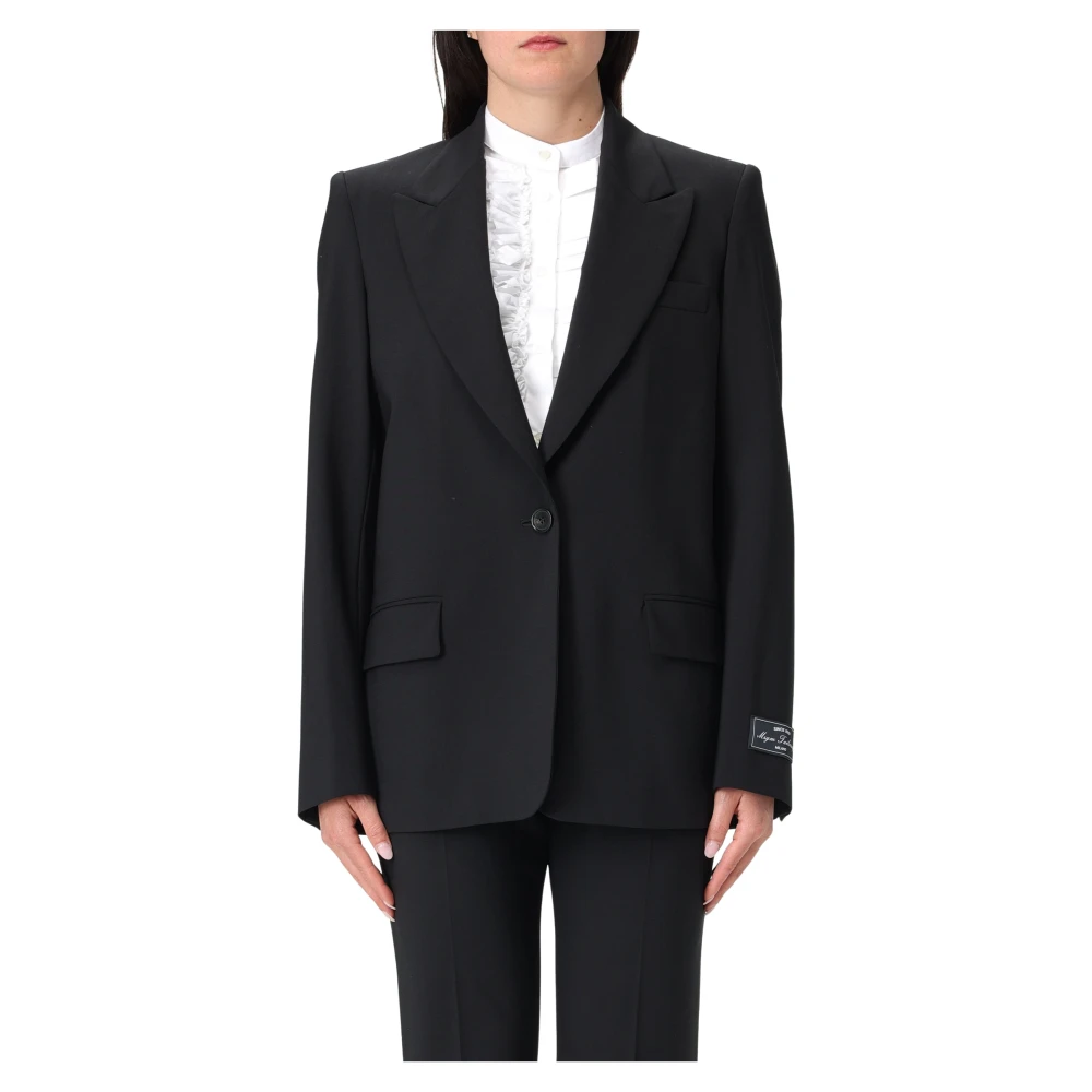 Msgm - Jackets > Blazers - Black - Msgm - Modalova