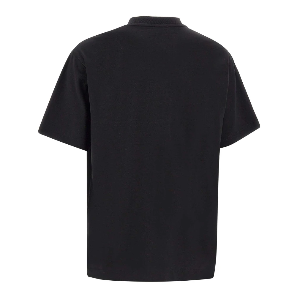 closed Zwarte Katoenen Trui met Logo Black Heren