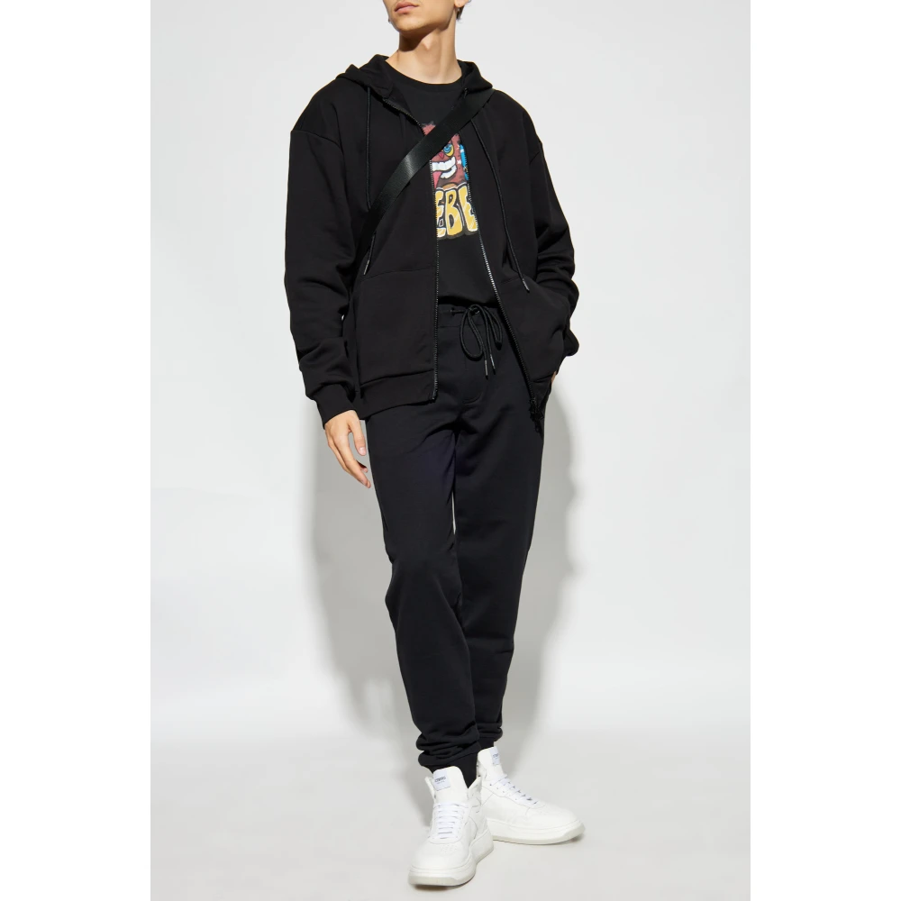 Iceberg Sweatshirt met logo Black Heren