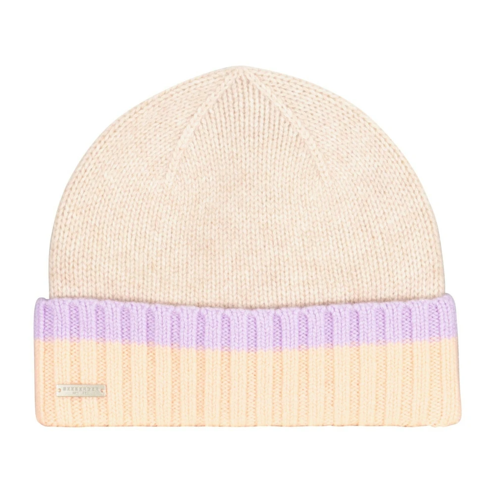 Seeberger Kashmir Beanie Mössa Beige, Dam