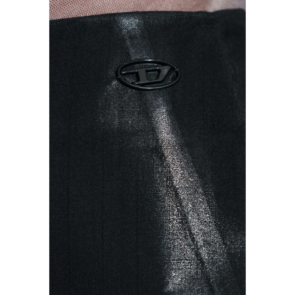 Diesel Ribbed P-Olaris flares Black Dames