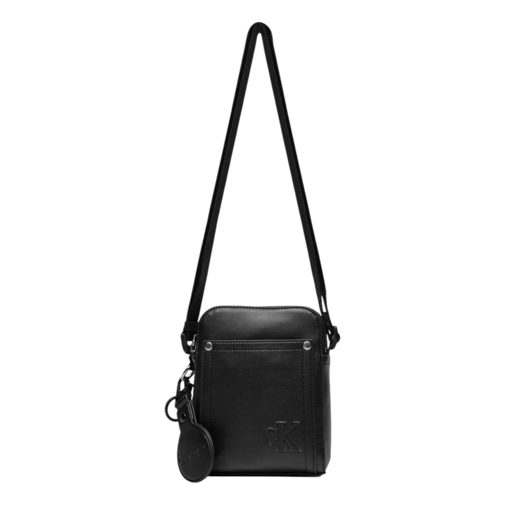 Calvin Klein Jeans Stijlvolle Reporter Crossbody Tas Black Heren