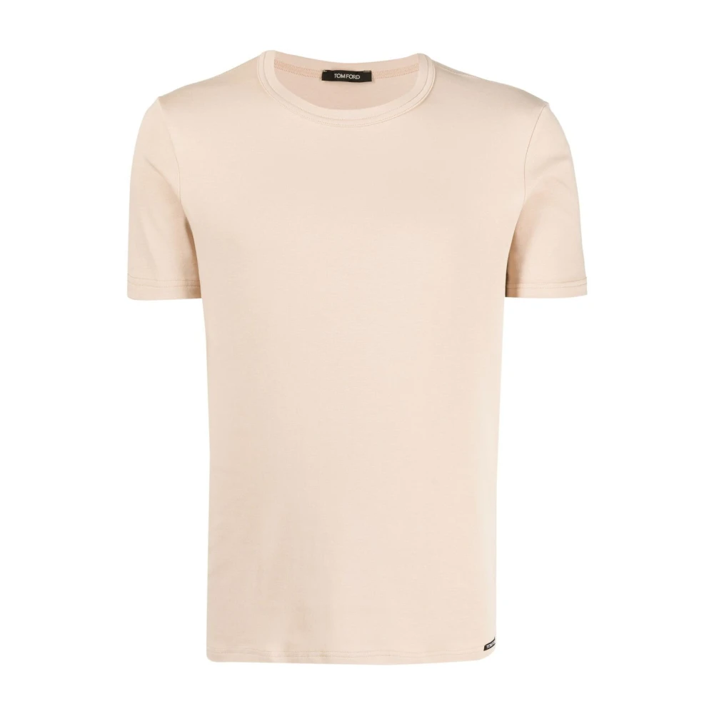 Tom Ford Beige Crew T-shirt Ondergoed Beige Heren