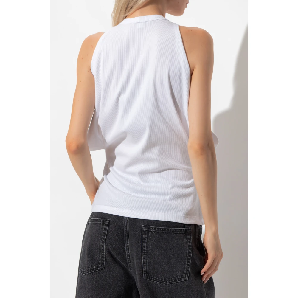 alexander mcqueen Ronde hals top White Dames