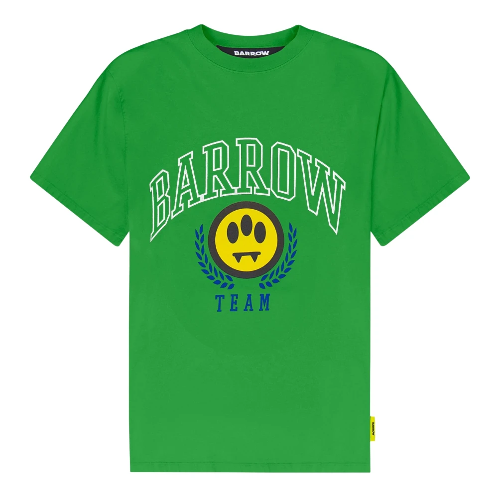 Barrow Vintage Katoenen Jersey T-Shirt Green Unisex