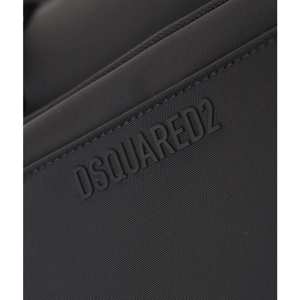 Dsquared2 Zwarte Bucket Bag & Rugzak Black Heren