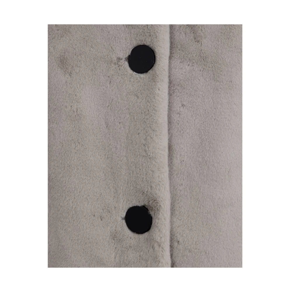 RRD Eco Fur K Jas Beige Dames
