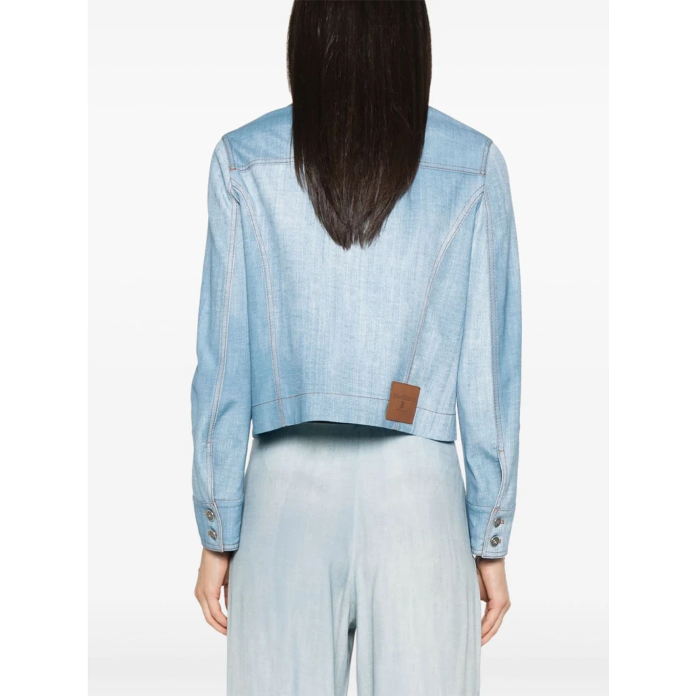 Ermanno Scervino Blauwe bovenkleding voor vrouwen Ss25 Blue Dames