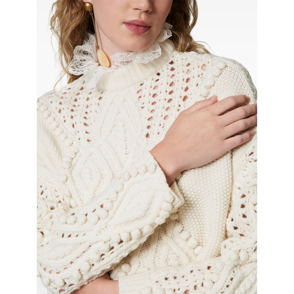 Twinset Sneeuw Trui Beige Dames