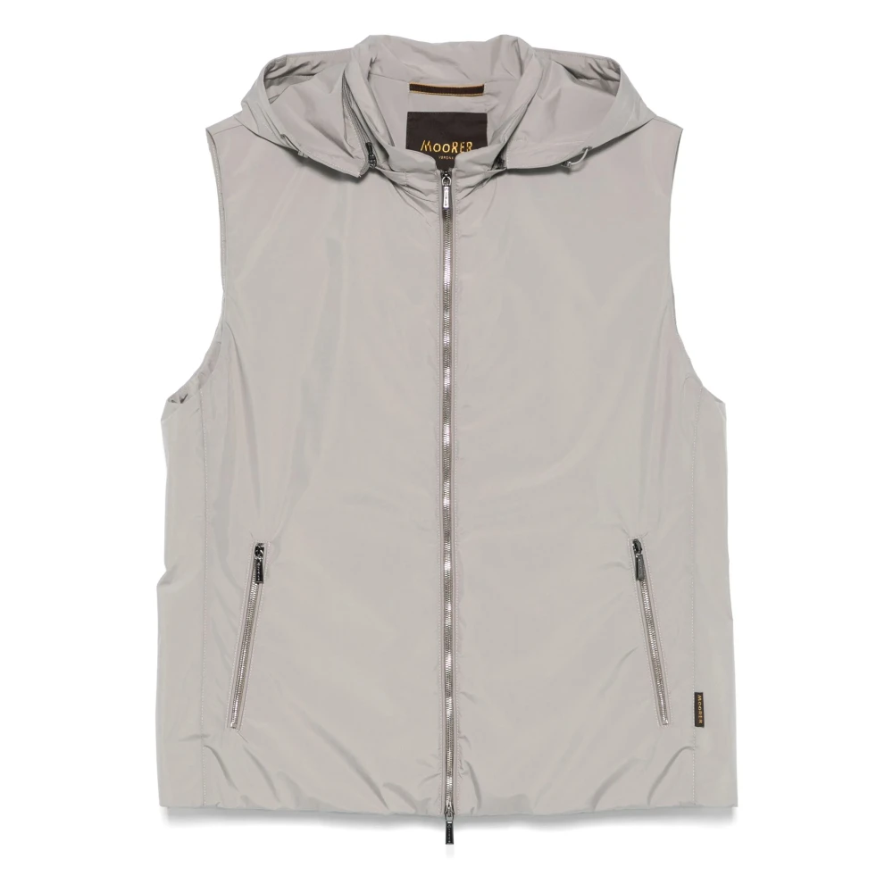 Moorer - Jackets > Vests - Gray - Moorer - Modalova