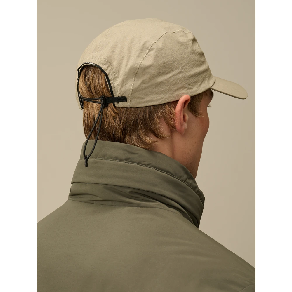 C.P. Company Baseball Cap in Klassieke Stijl Beige Heren