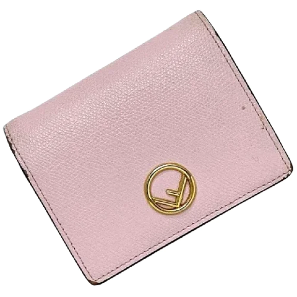 Fendi Vintage Pre-owned Leather wallets Pink Dames