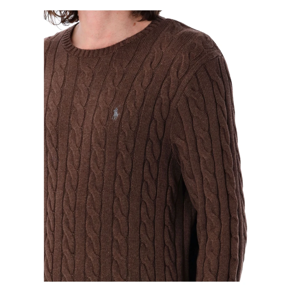 Ralph Lauren Herenkleding Gebreide kleding Donker gebrand Ss25 Brown Heren