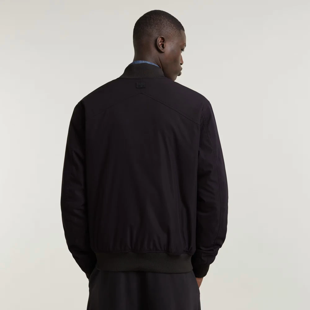 G-Star Tech Bomberjack met Ribafwerking Black Heren