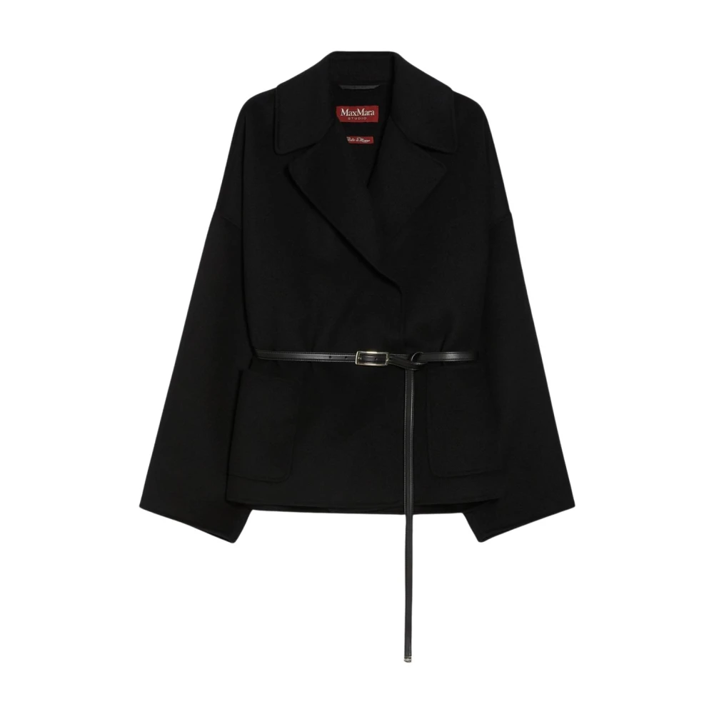 Coats > Belted Coats - - Max Mara Studio - Modalova