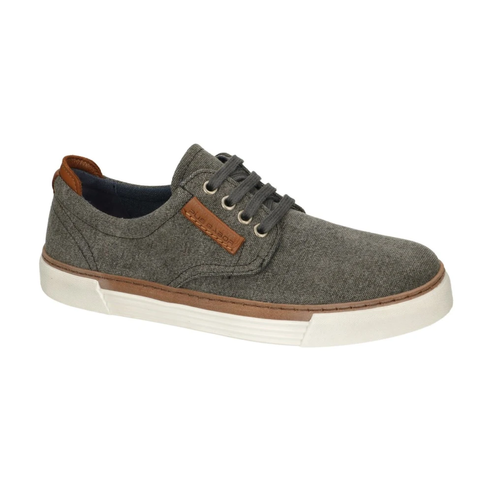 Gabor Canvas Sneaker Heren Schoenen Grijs