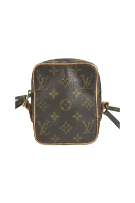 Pre-owned Monogram Canvas Pochette Axelremsväska