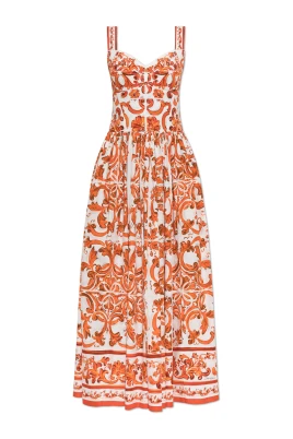 Maiolica Print Dress
