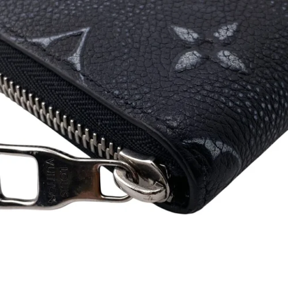 Louis Vuitton Vintage Pre-owned Canvas wallets Black Dames