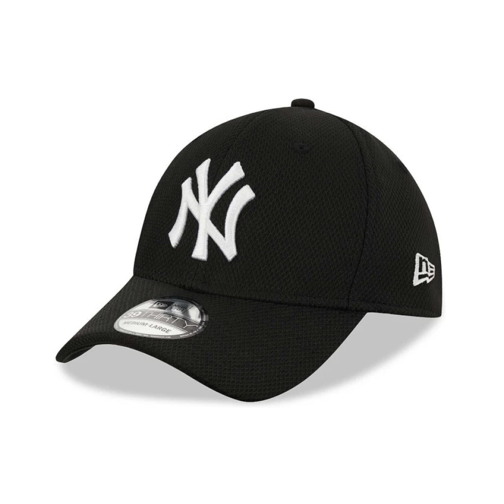 new era Zwarte Trucker Logo Yankees Geborduurde Pet Black Heren