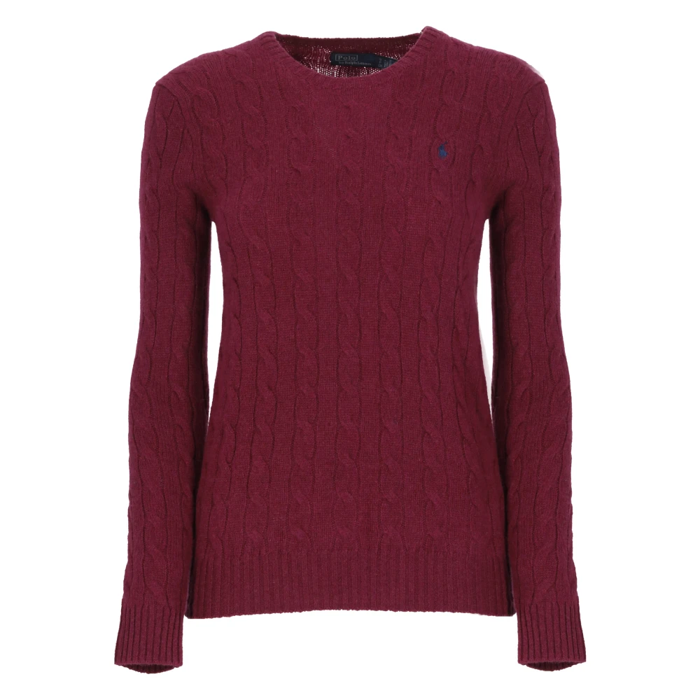Ralph Lauren Wollen en Kasjmier Trui Purple Dames