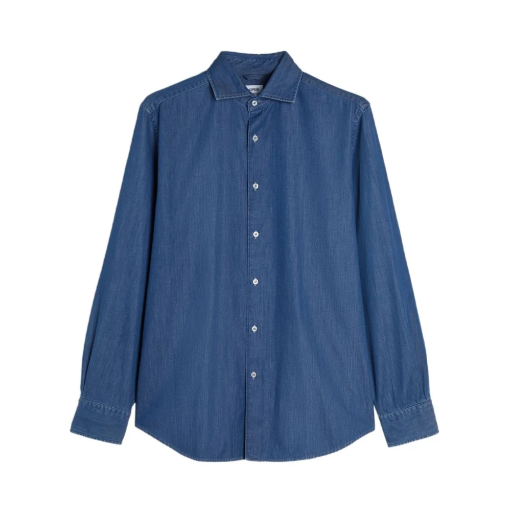 Aspesi Men's Blue Tracy Denim Shirt - Denim Shirts - L - Shirts