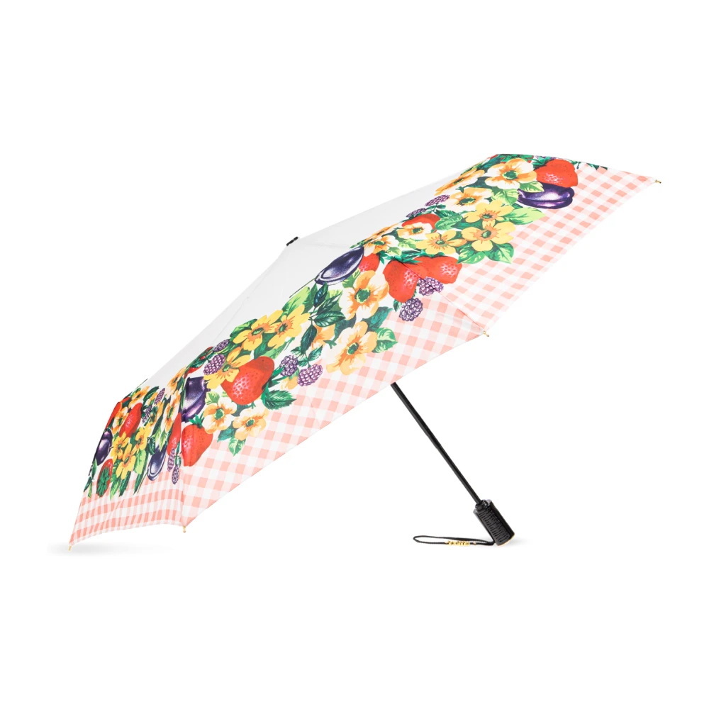 Moschino Opvouwbare paraplu met logo Multicolor Unisex