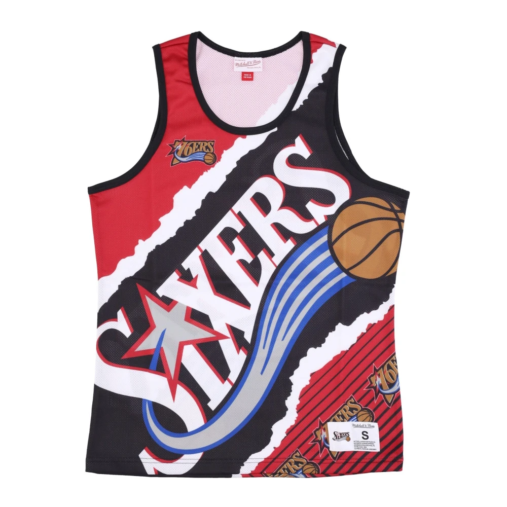 Mitchell & Ness Multicolor Training, Male, Xl, Nba Jumbotron Basketball Tank Top