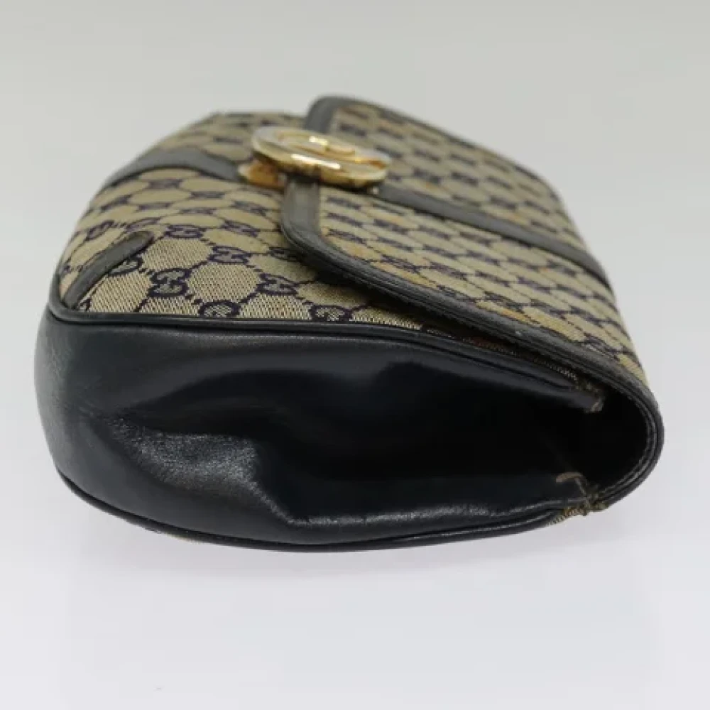 Gucci Vintage Pre-owned Canvas gucci-bags Beige Dames