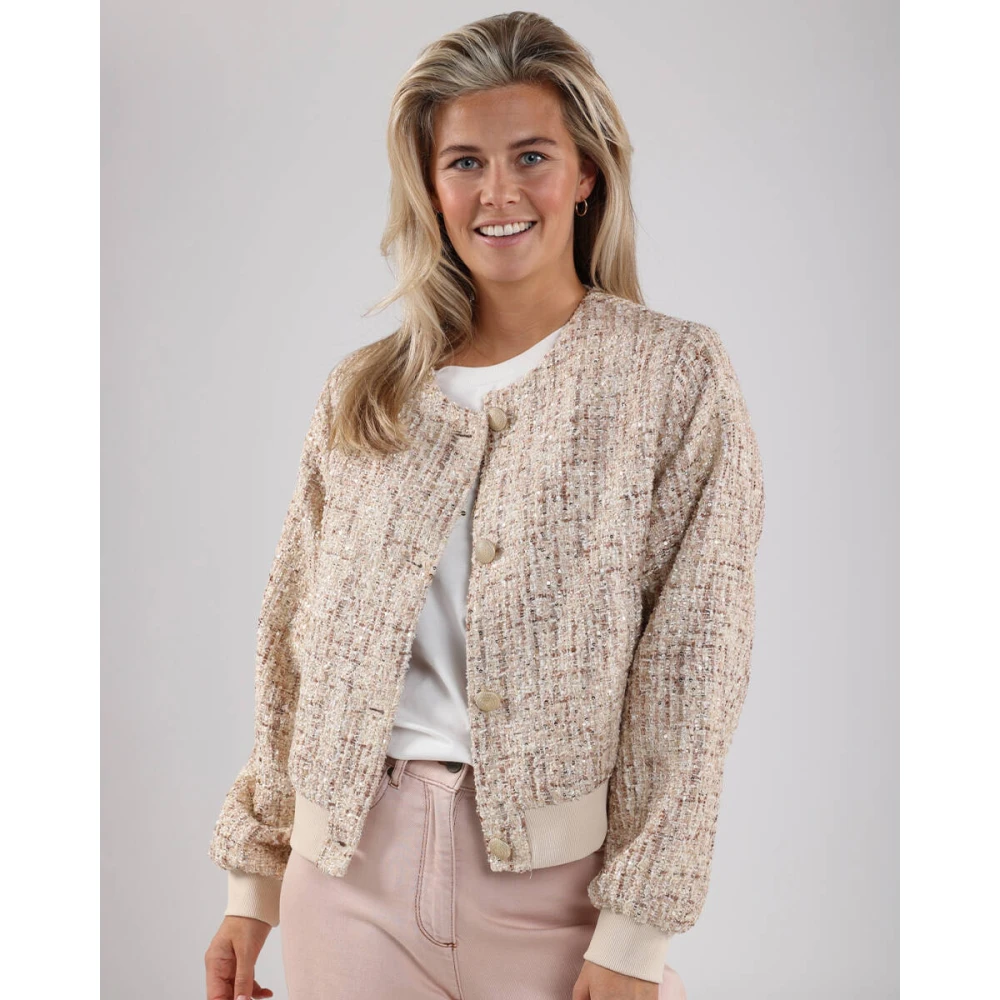 Nukus Pailletjasje Maureen Upgrade Stijl Beige Dames