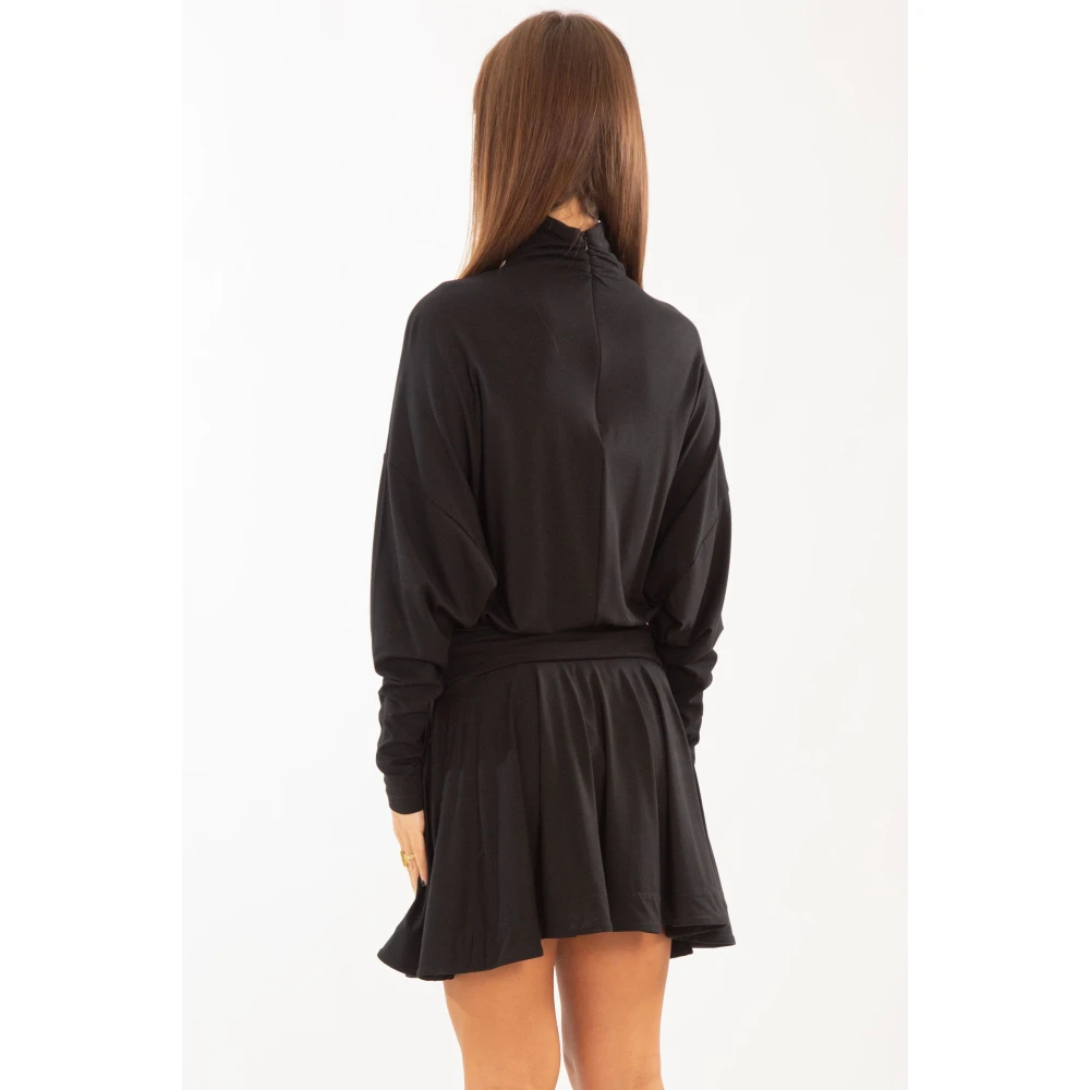 pinko Jerseyjurk in Atom-stijl Black Dames