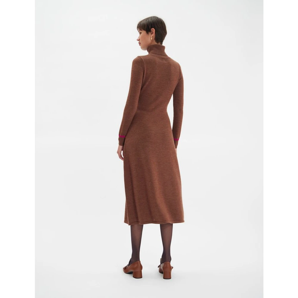Ines De La Fressange Paris Divine Dress Brown Dames