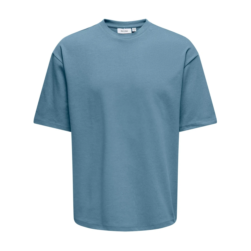 Only & Sons Caspien Airflex Tee Spring Lake Blue Heren