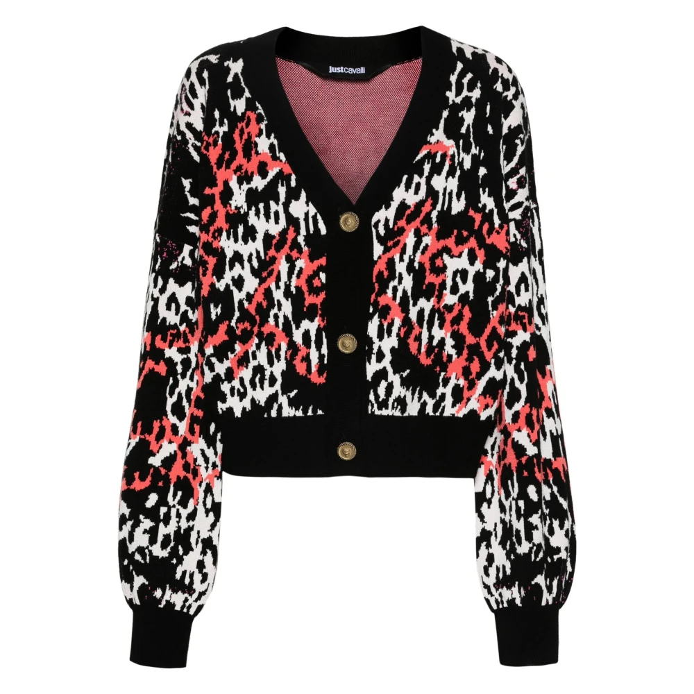 Just Cavalli Multicolor Vest met Viscose en Polyester Multicolor Dames