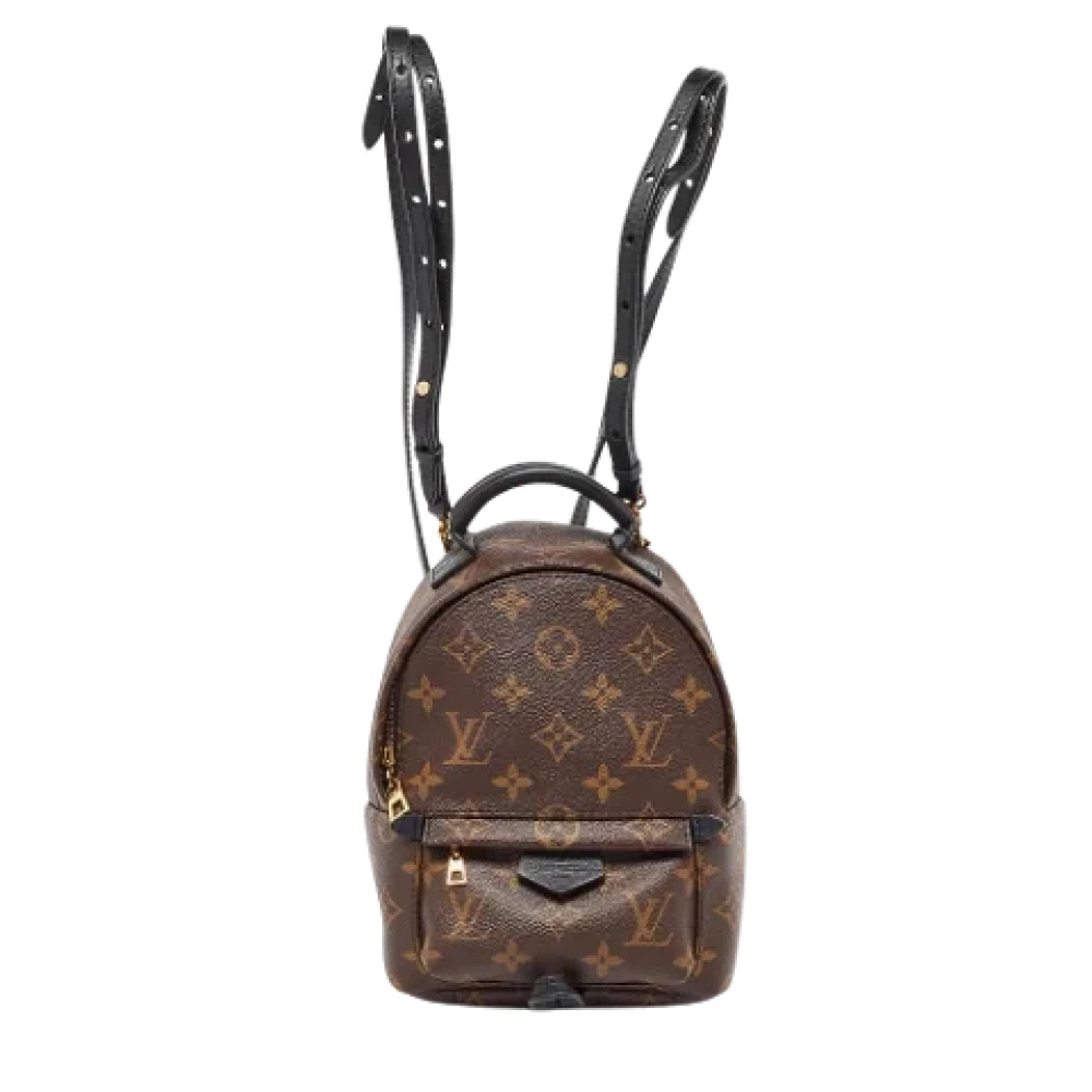 Louis Vuitton Vintage Pre-owned Leather backpacks Brown Dames