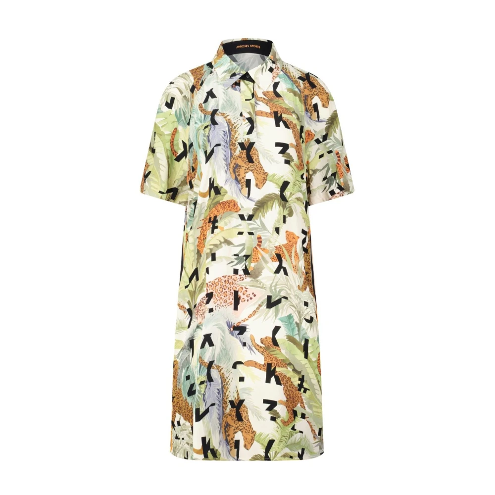 Marc Cain Jungle Print Overhemdjurk Multicolor Dames