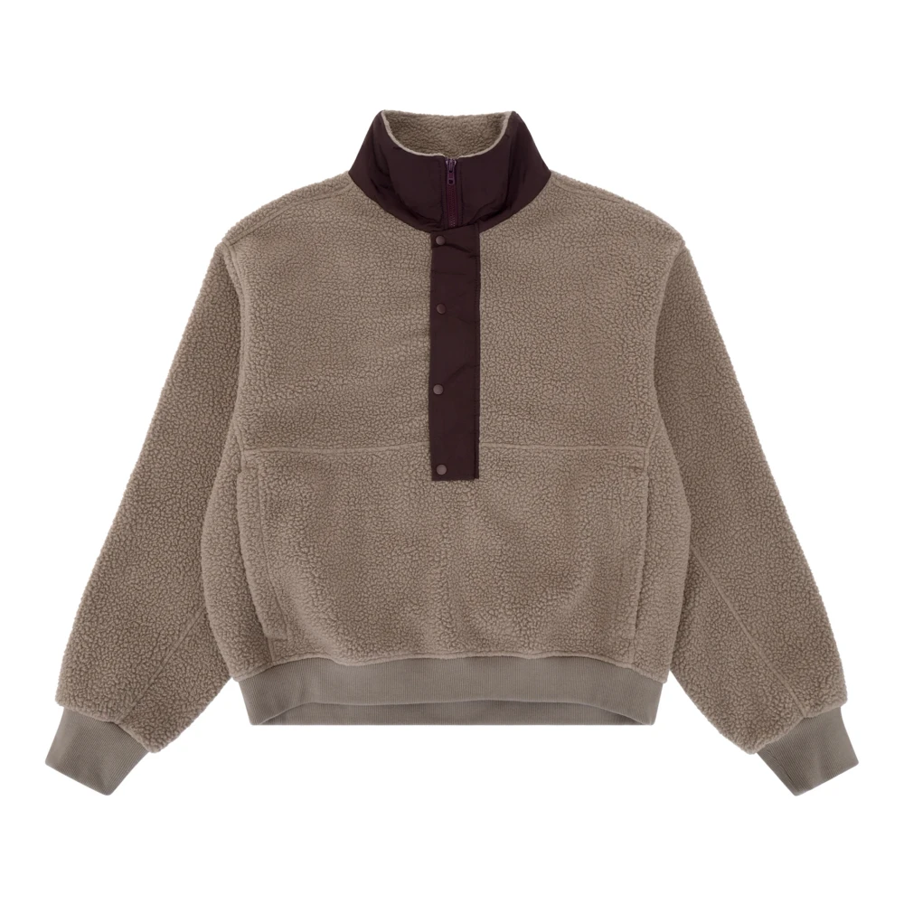 Entire Studios System Fleece Pullover Sweatshirt - Male - Sweatshirts - Brown - M - Sweatshirts & Hoodies