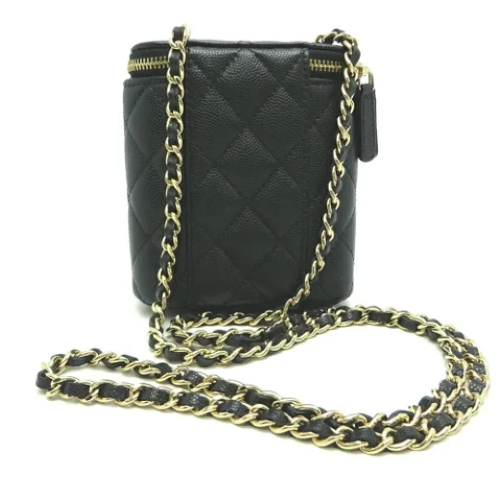 Chanel Vintage Pre-owned Fabric chanel-bags Black Dames