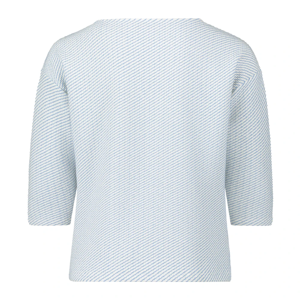Betty Barclay Gestreept Jacquard Sweatshirt Multicolor Dames