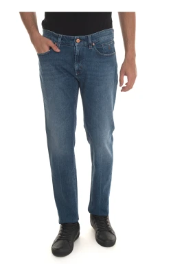 Denim Jeans med dragkedja