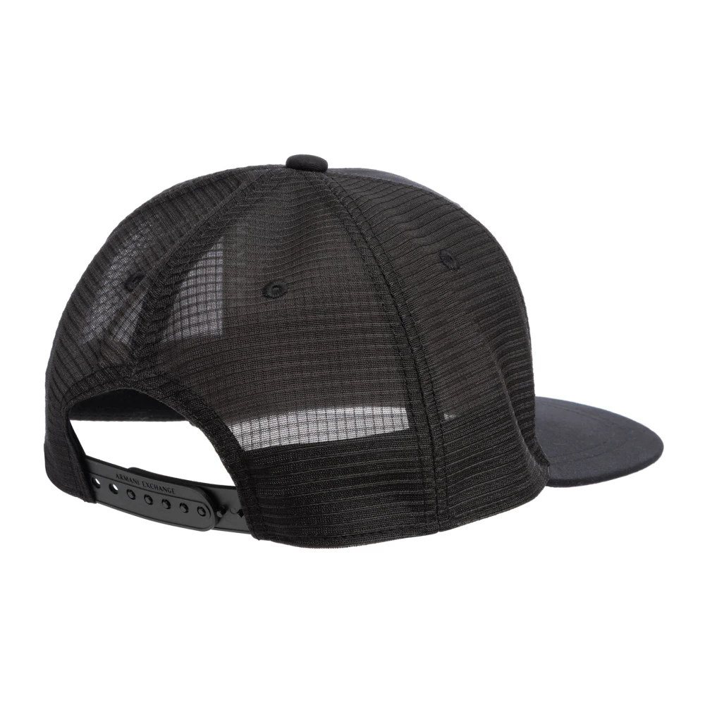 Armani Exchange Verstelbare camouflagepet met logo Black Heren