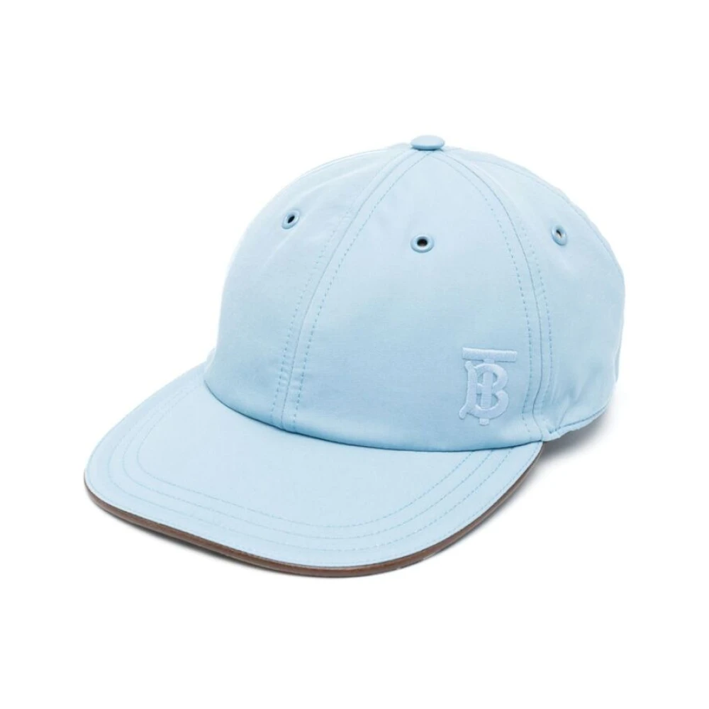 Burberry Monogram Baseball Cap Blue Dames
